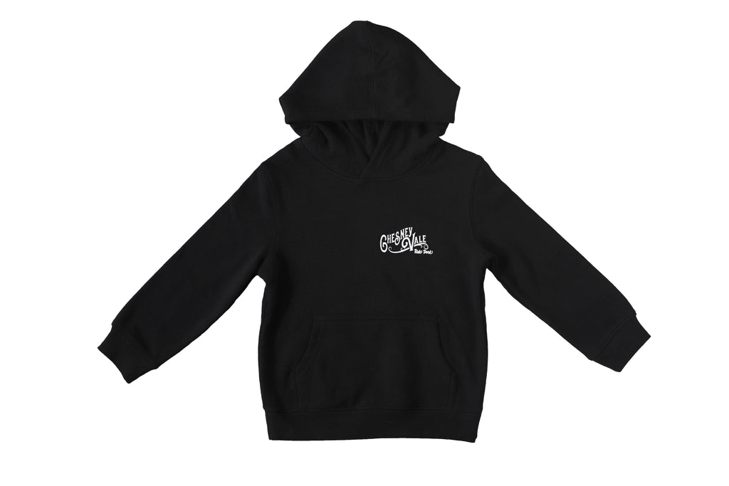 KIDS HOODIE - VINTAGE LOGO BLACK